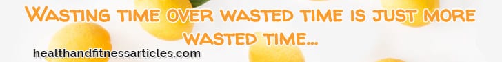 Wasting time over wasted time is just more wasted time..