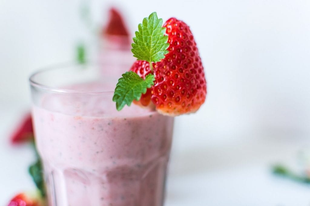 homemade smoothie 